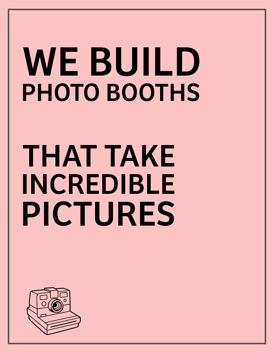 We Build Booths graphic